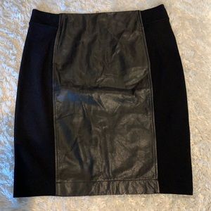 Adrienne Vittadini Genuine Leather Skirt
